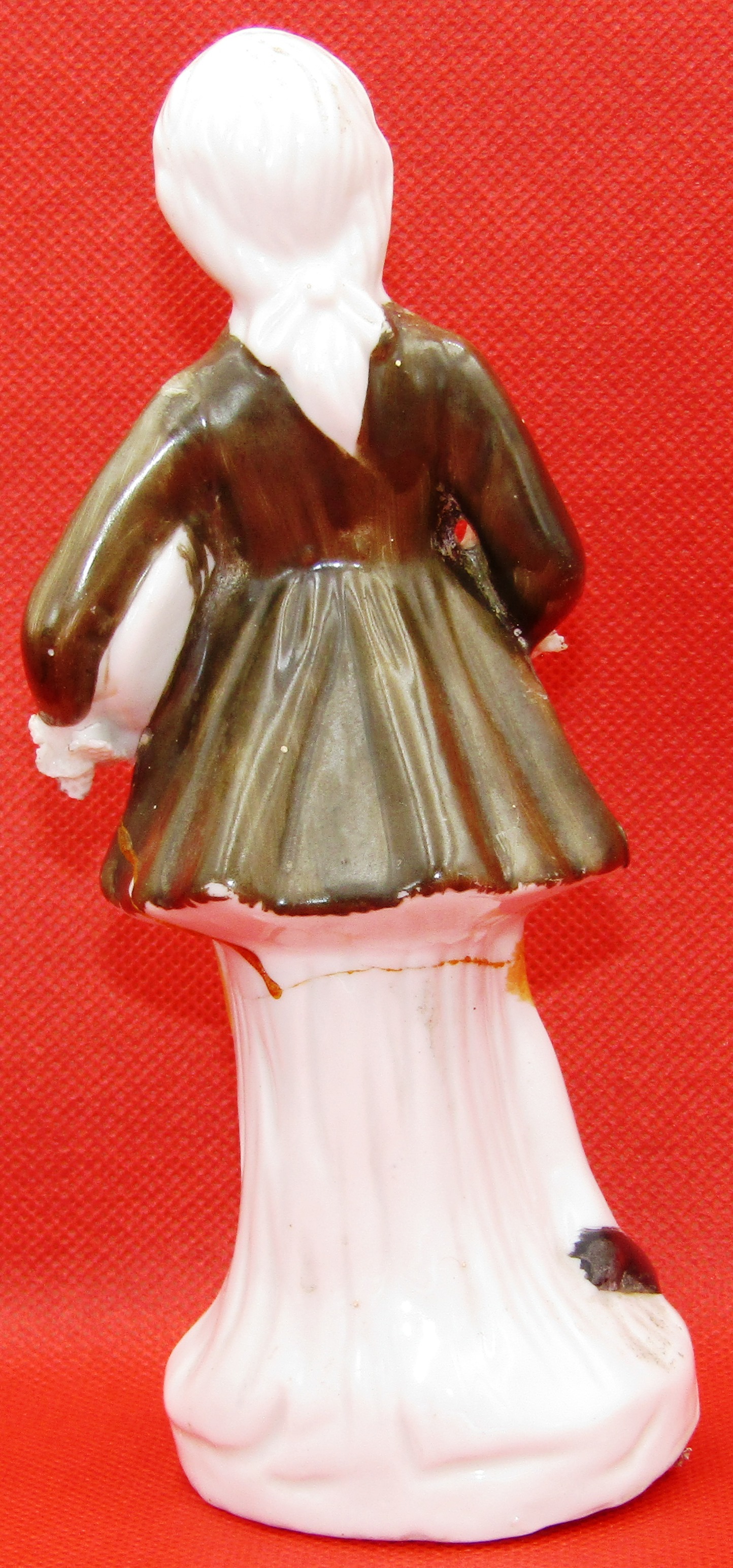 Boy with Hat Porcelain Figurine - flawed