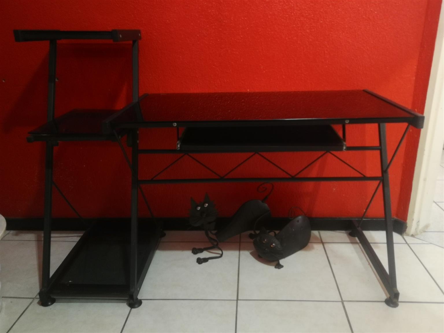 used glass desk for sale