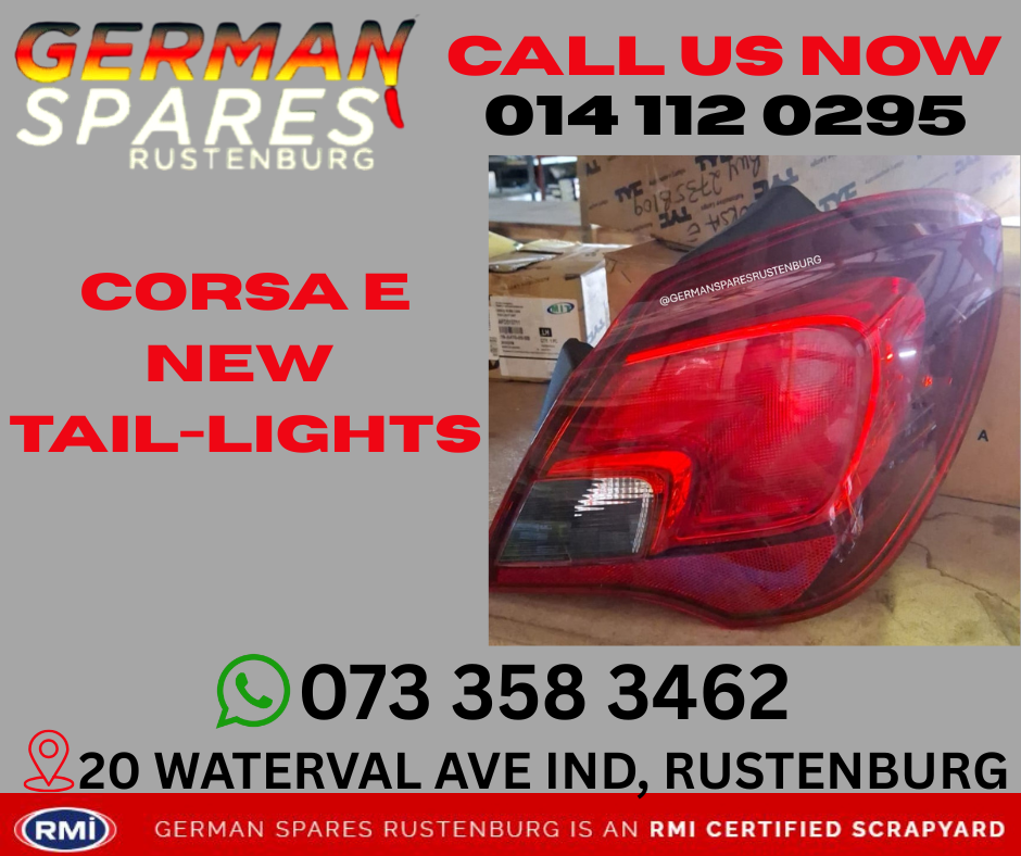 CORSA E NEW TAIL-LIGHTS - Private Seller CORSA E NEW TAIL-LIGHTS - Private Seller