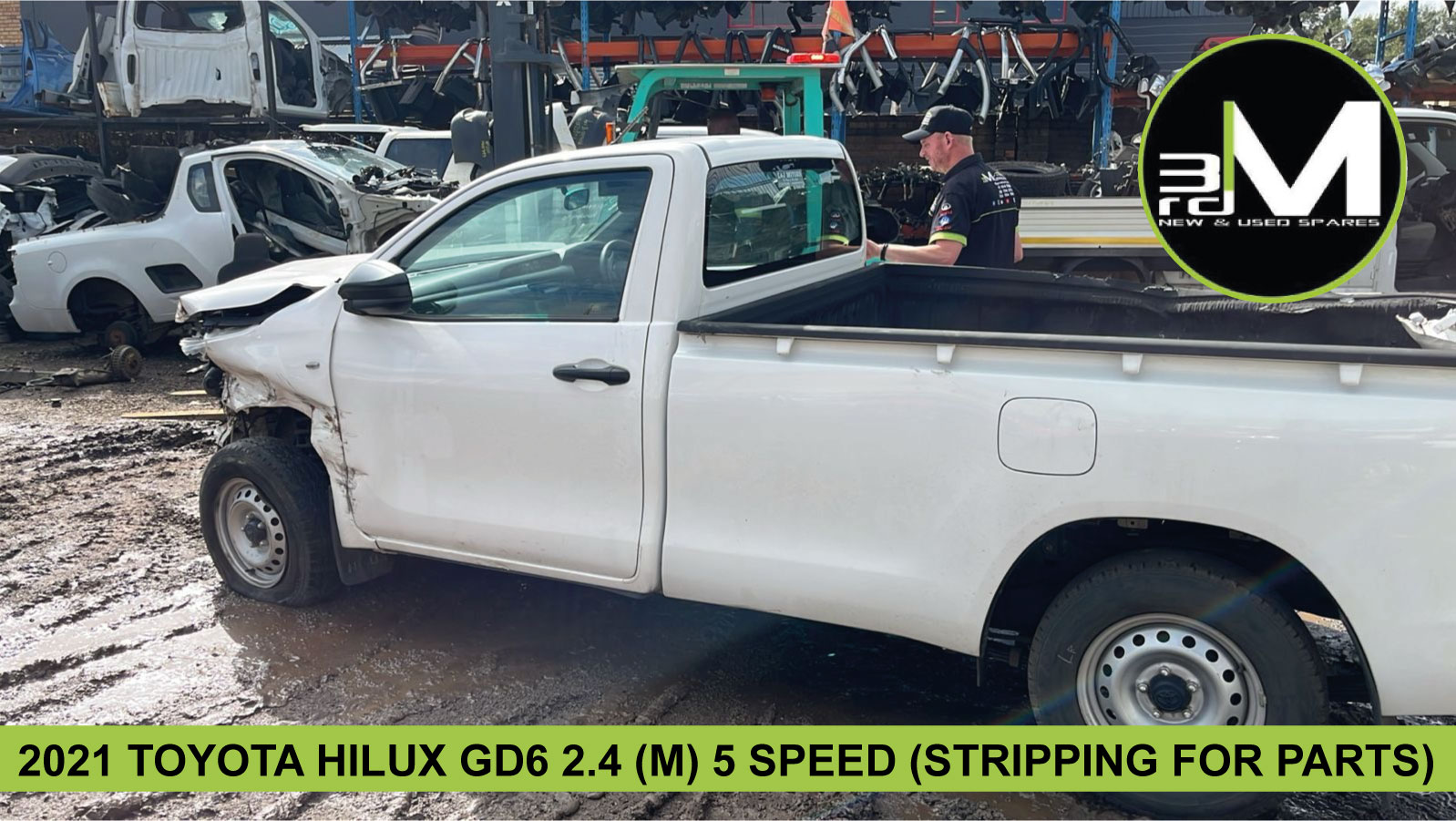 2021 TOYOTA HILUX GD6 2.4 (M) 5 SPEED (STRIPPING FOR PARTS) - Private Seller 2021 TOYOTA HILUX GD6 2.4 (M) 5 SPEED (STRIPPING FOR PARTS) - Private Seller