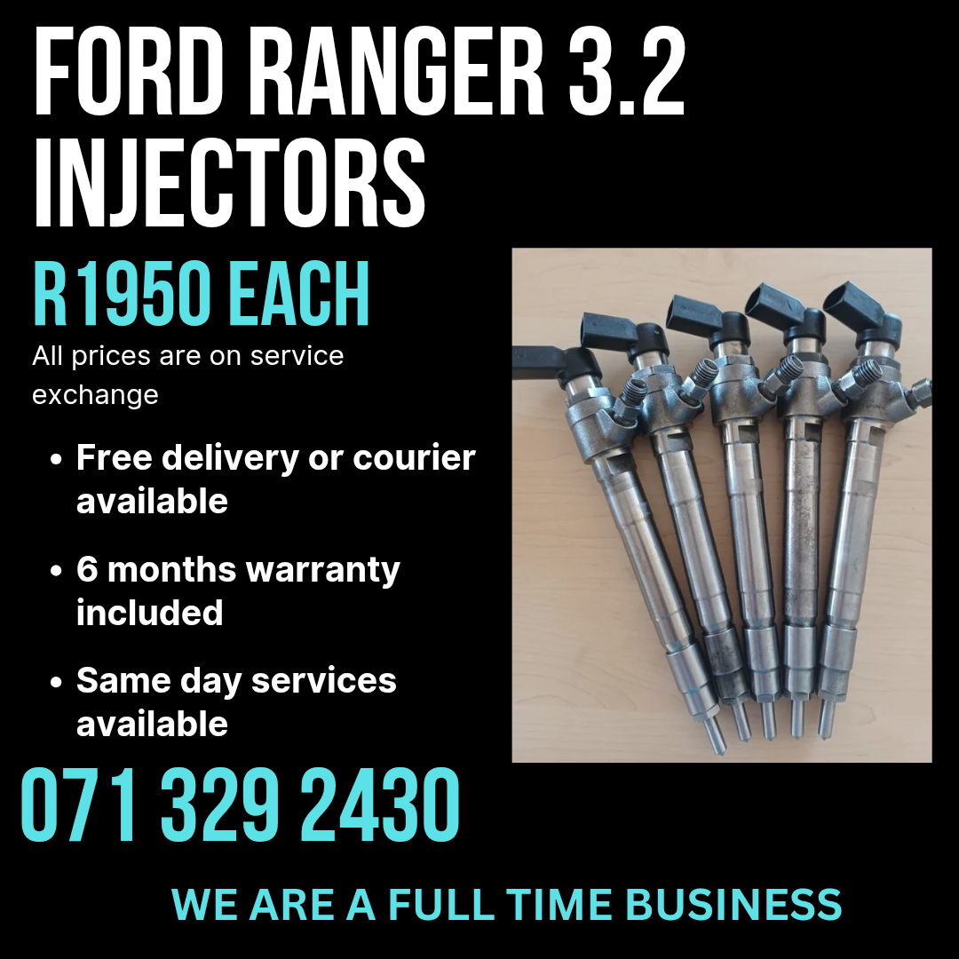FORD RANGER 3.2 INJECTORS FOR SALE WITH WARRANTY INCLUDED - Private Seller FORD RANGER 3.2 INJECTORS FOR SALE WITH WARRANTY INCLUDED - Private Seller