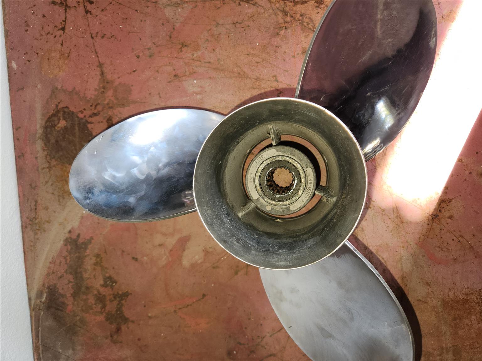 23 Pitch Mirage Quicksilver Stainless Steel Prop for Sale