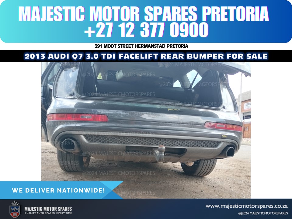 2013 audi q7 3.0 tdi facelift rear bumper for sale - Private Seller 2013 audi q7 3.0 tdi facelift rear bumper for sale - Private Seller