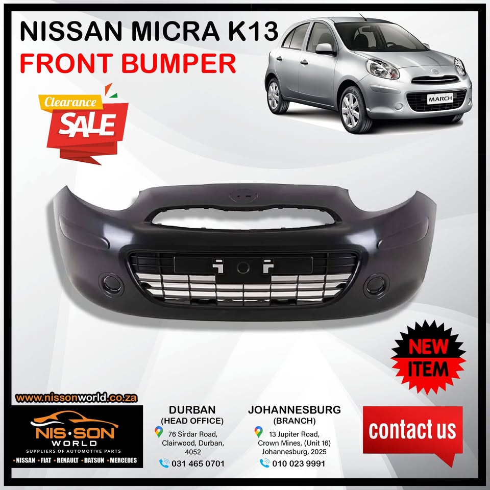 NISSAN MICRA K13 FRONT BUMPER - Private Seller