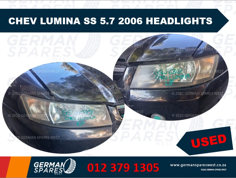 CHEV LUMINA SS 2006 HEADLIGHTS – USED FOR SALE - Private Seller CHEV LUMINA SS 2006 HEADLIGHTS – USED FOR SALE - Private Seller