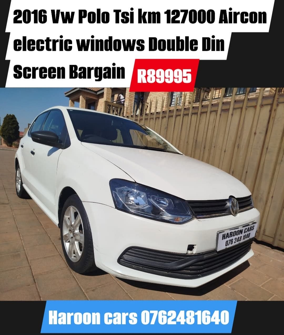 Used 2016 Volkswagen Polo hatch 1.2TSI Trendline - Private Seller