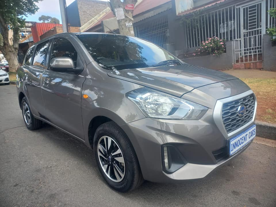 2020 DATSUN GO + 1.2 CVT PETROL, 7SEATER, MANUAL, GREY COLOR, MILEAGE 40000KMS