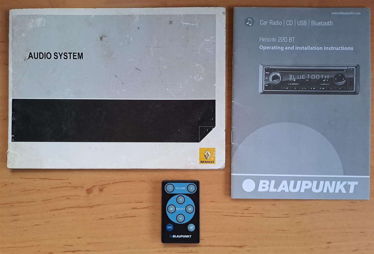Remote Control for Blaupunkt Helsinki 220 BT. Plus Manual and Audio System