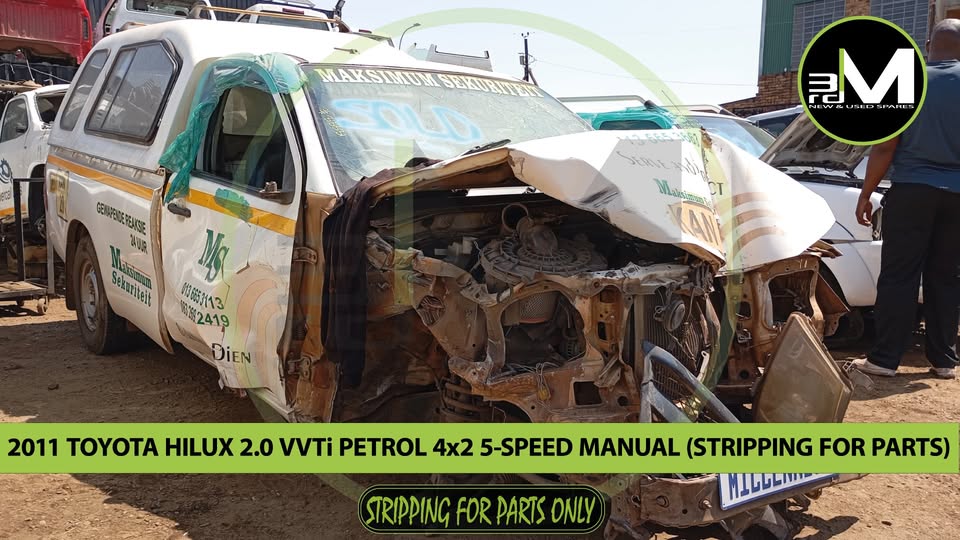 2011 Toyota Hilux 2.0 VVTi Petrol 4x2 Base Single Cab (STRIPPING FOR PARTS)