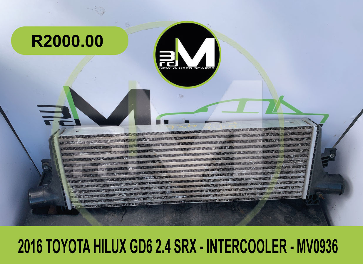 INTERCOOLER - TOYOTA HILUX GD6 - Private Seller INTERCOOLER - TOYOTA HILUX GD6 - Private Seller