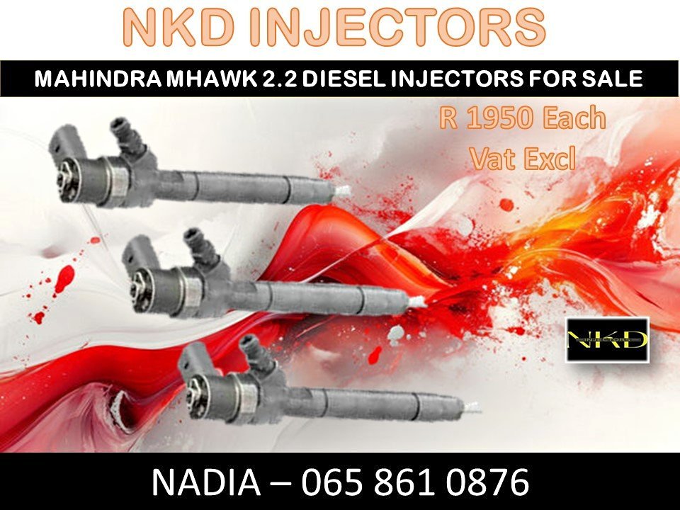 Mahindra Mhawk 2.2 diesel injectors for sale on exchange or recon same day