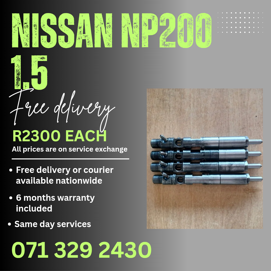 NISSAN NP200 1.5 DIESEL INJECTORS FOR SALE WITH WARRANTY - Private Seller NISSAN NP200 1.5 DIESEL INJECTORS FOR SALE WITH WARRANTY - Private Seller