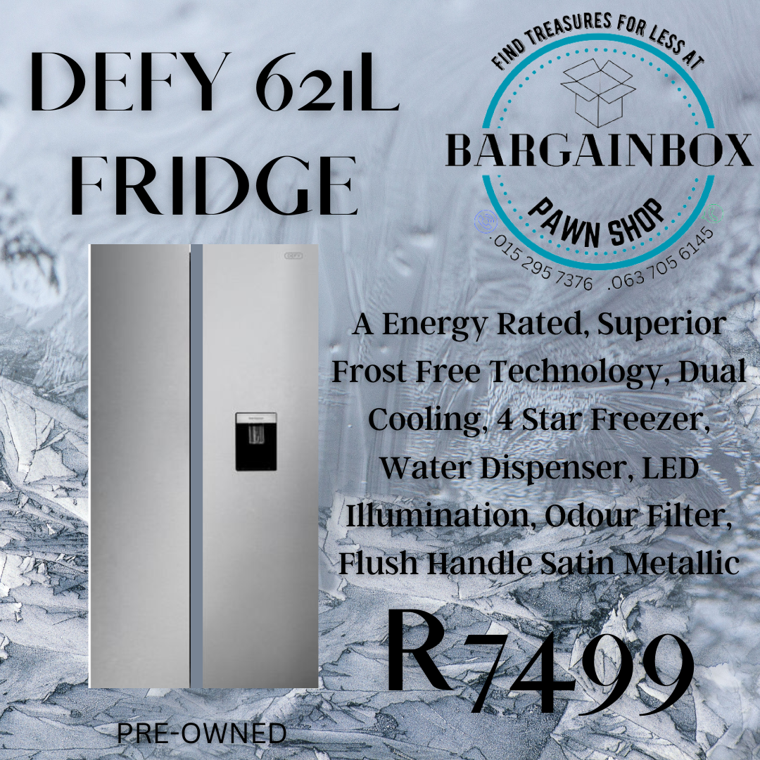 defy 621l side by side fridge