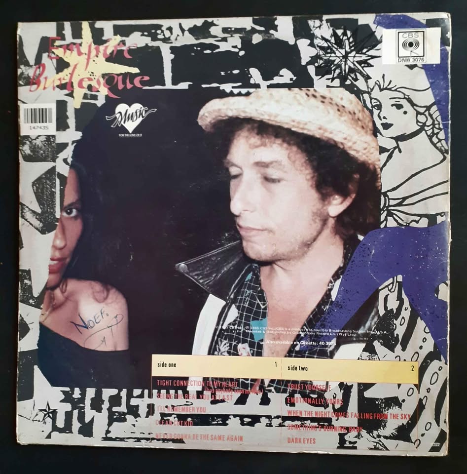 Bob Dylan - Empire Burlesque LP Record