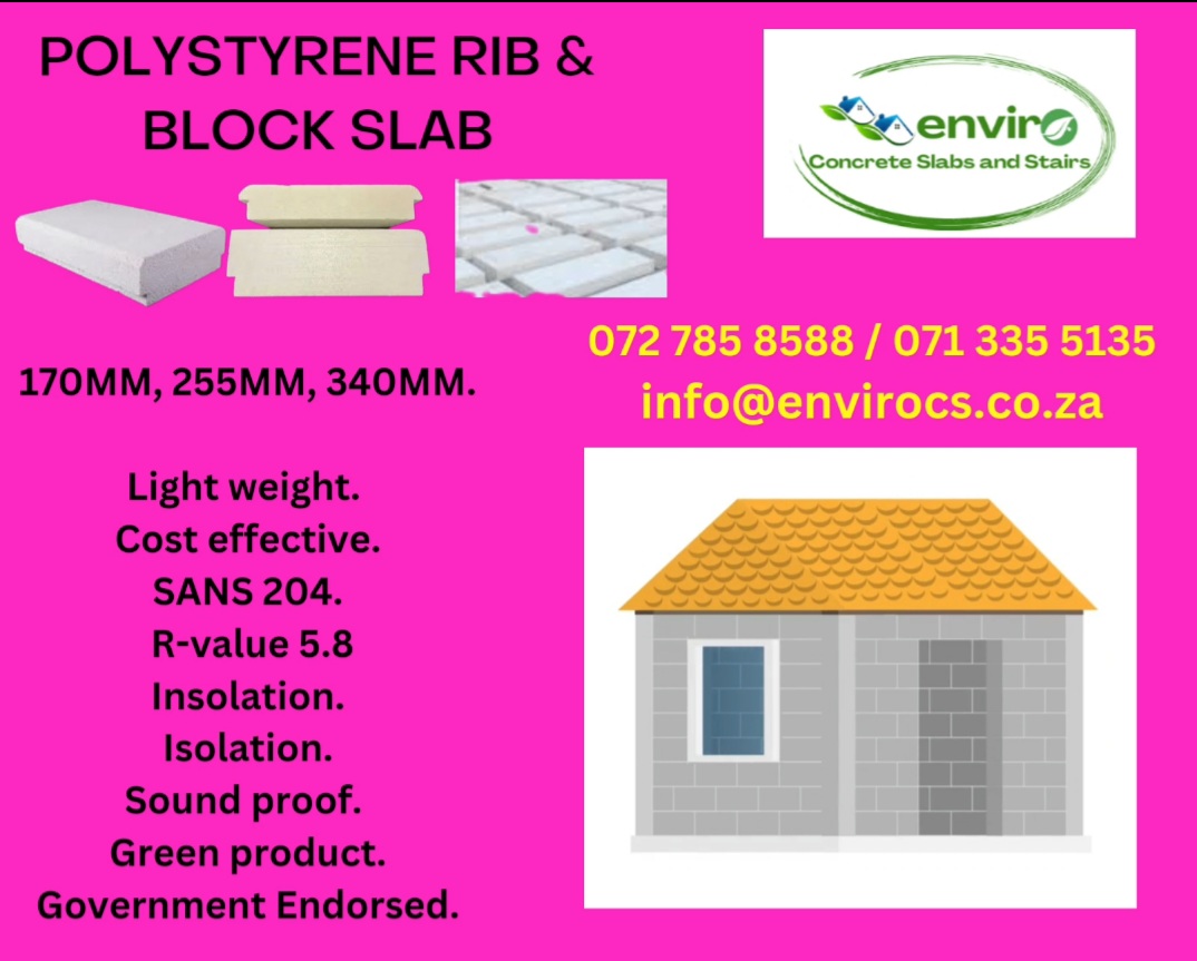 Concrete & Polystyrene Rib & Block Slabs. Ribs. Lintels. Steel ...