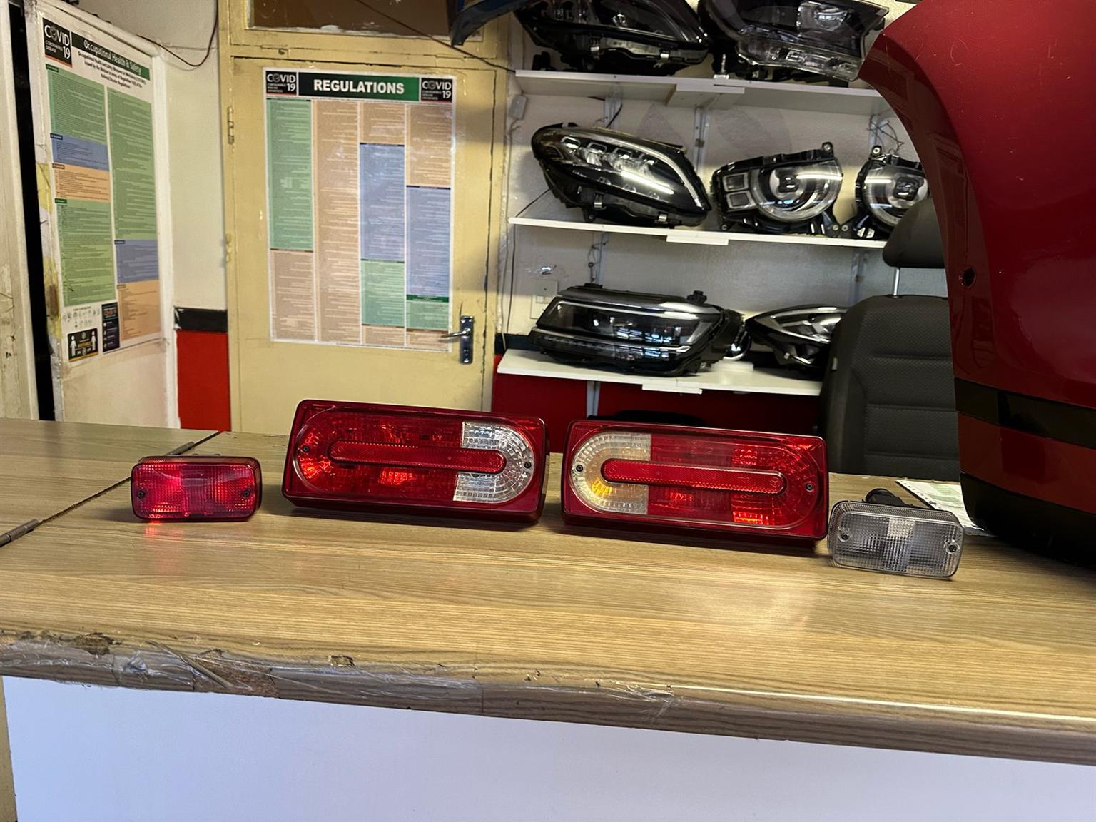 2018 MERCEDE-BENZ W463 G-WAGON SET OF TAILLIGHTS IN PRESTINE CONDITION FOR SALE - Private Seller 2018 MERCEDE-BENZ W463 G-WAGON SET OF TAILLIGHTS IN PRESTINE CONDITION FOR SALE - Private Seller