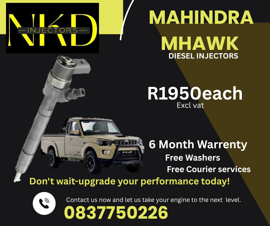 MAHINDRA MHAWK DIESEL INJECTORS FOR SALE - Private Seller MAHINDRA MHAWK DIESEL INJECTORS FOR SALE - Private Seller