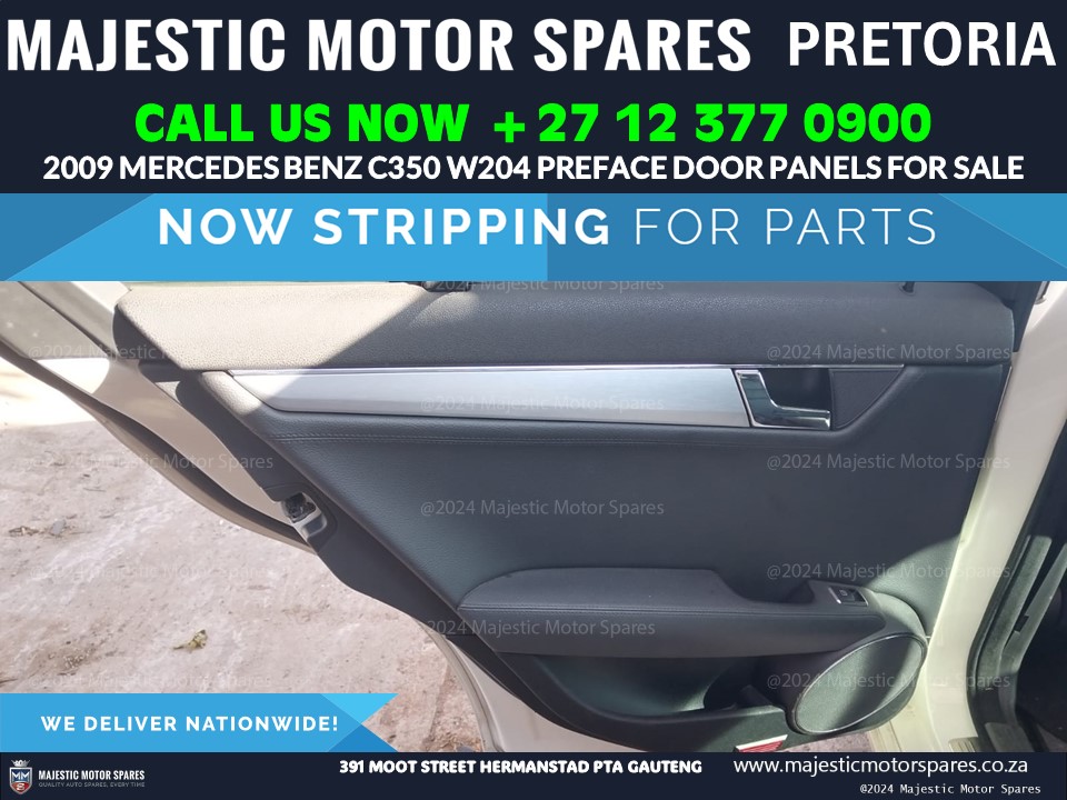 Used Door Panels for 2009 Mercedes C350 W204 Preface - Private Seller Used Door Panels for 2009 Mercedes C350 W204 Preface - Private Seller