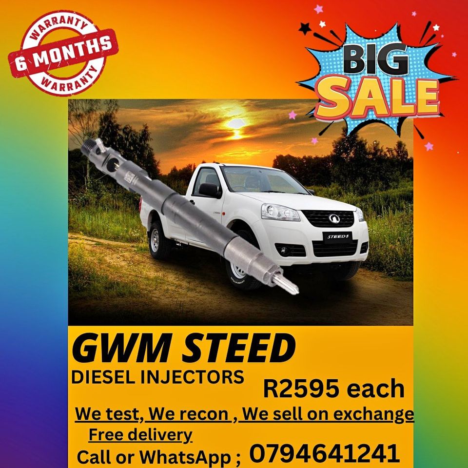 GWM STEED 2L DIESEL INJECTORS - Private Seller GWM STEED 2L DIESEL INJECTORS - Private Seller