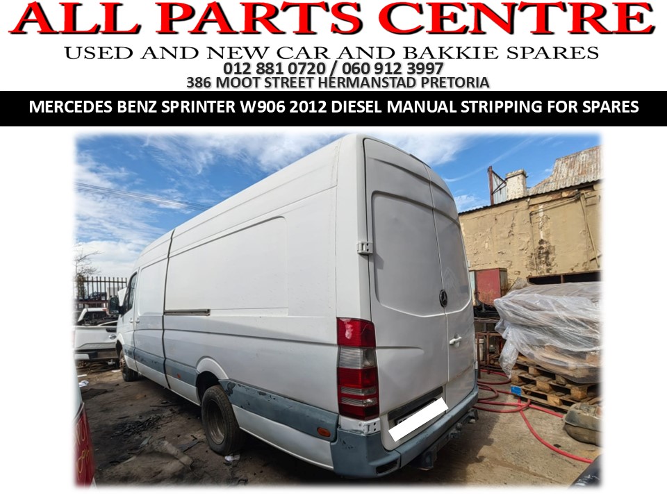 Mercedes-Benz Sprinter W906 2012 Diesel Manual Stripping for Spares