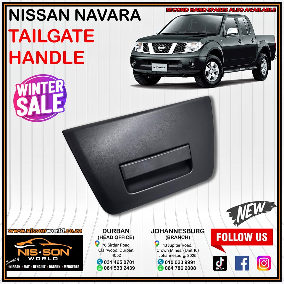 NISSAN NAVARA TAILGATE HANDLE