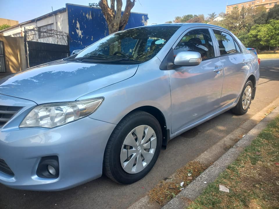 2011 TOYOTA COROLLA PROFESSIONAL 1.6 PETROL, MANUAL, SKY BLUE COLOR