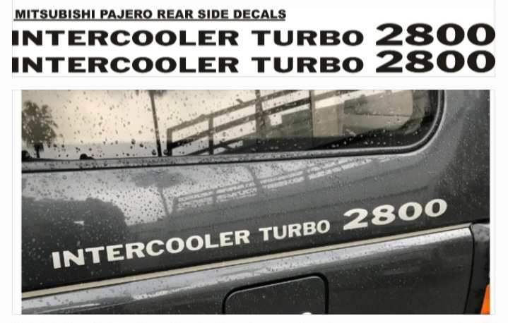 Mitsubishi rear side stickers decals - Private Seller