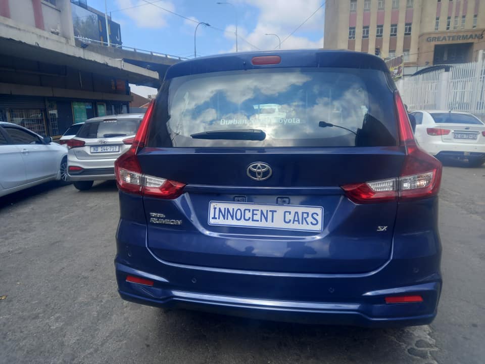 2023 TOYOTA RUMION 1.5TX PETROL, MANUAL TRANSMISSION, NAVY BLUE COLOR, MILEAGE 33000Km