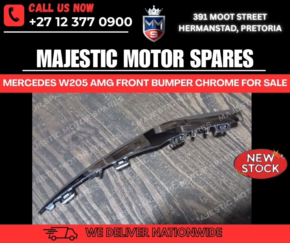 Mercedes-Benz W205 AMG Front Bumper Chrome Trim for Sale – Brand New! Mercedes-Benz W205 AMG Front Bumper Chrome Trim for Sale – Brand New!