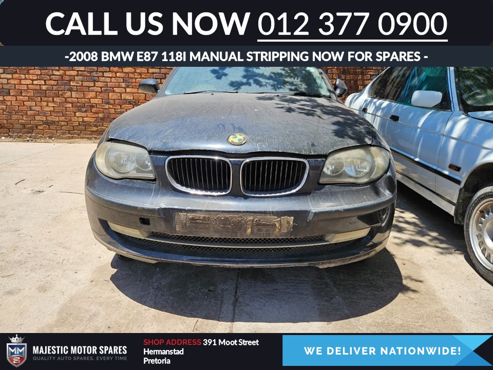 BMW E87 118i 2008 manual stripping spares parts for sale