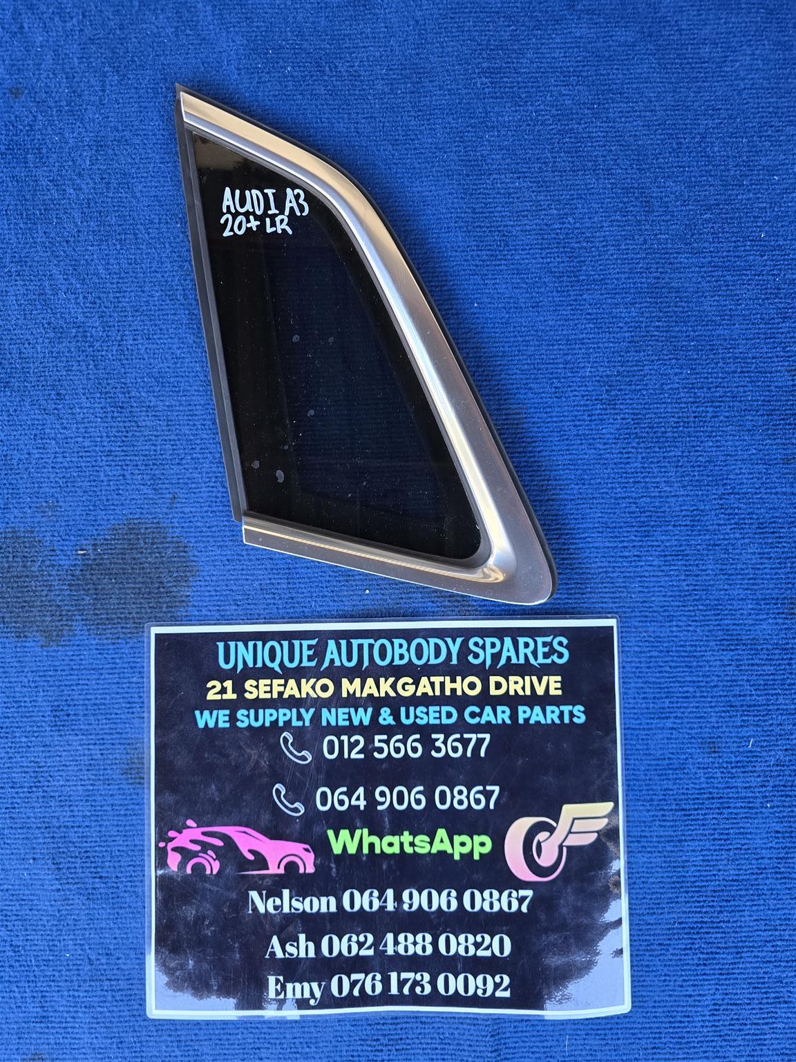 Audi A3 Left Rear Quarter Glass Audi A3 Left Rear Quarter Glass