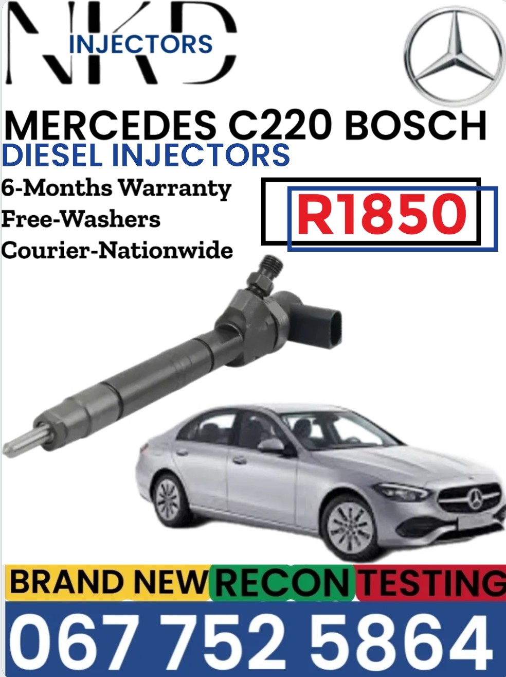 Mercedes C220 Bosch Diesel injectors - Private Seller Mercedes C220 Bosch Diesel injectors - Private Seller