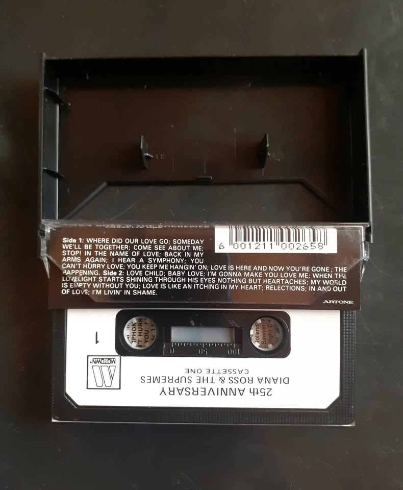 Diana Ross & The Supremes - 25th Anniversary Vol.1 Cassette Tape