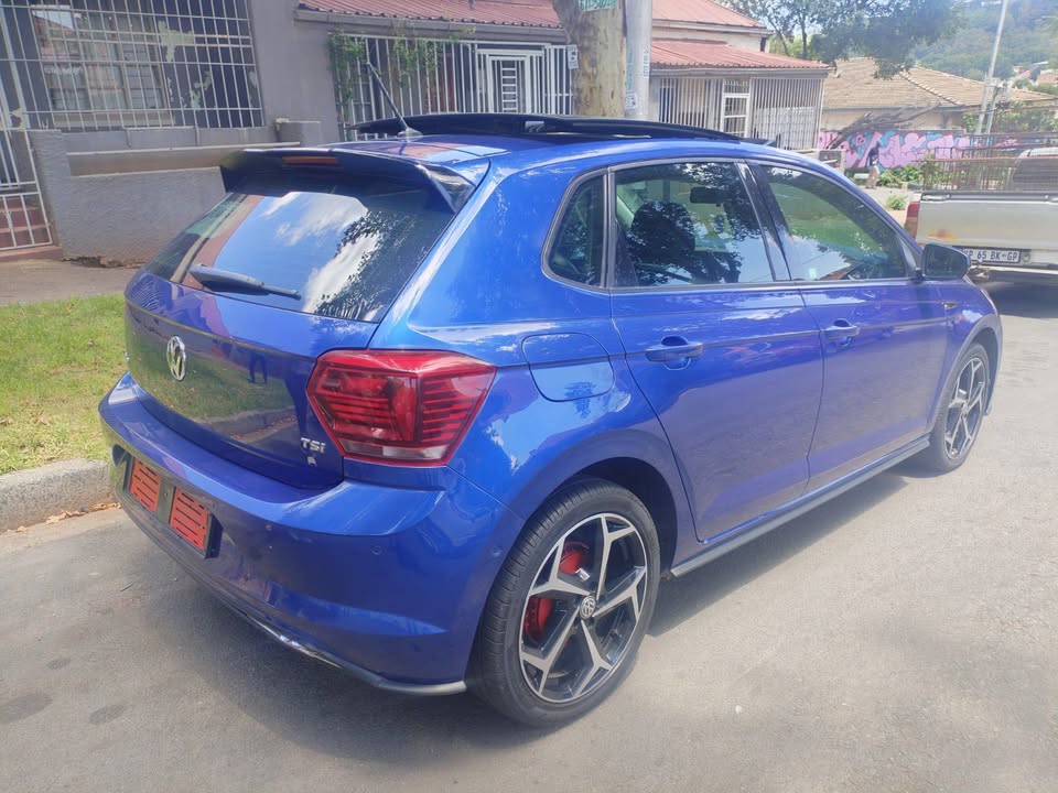 2019 VW POLO 8 R-line 1.0 Tsi Petrol, Manual, Blue Color, Mileage 75000kms