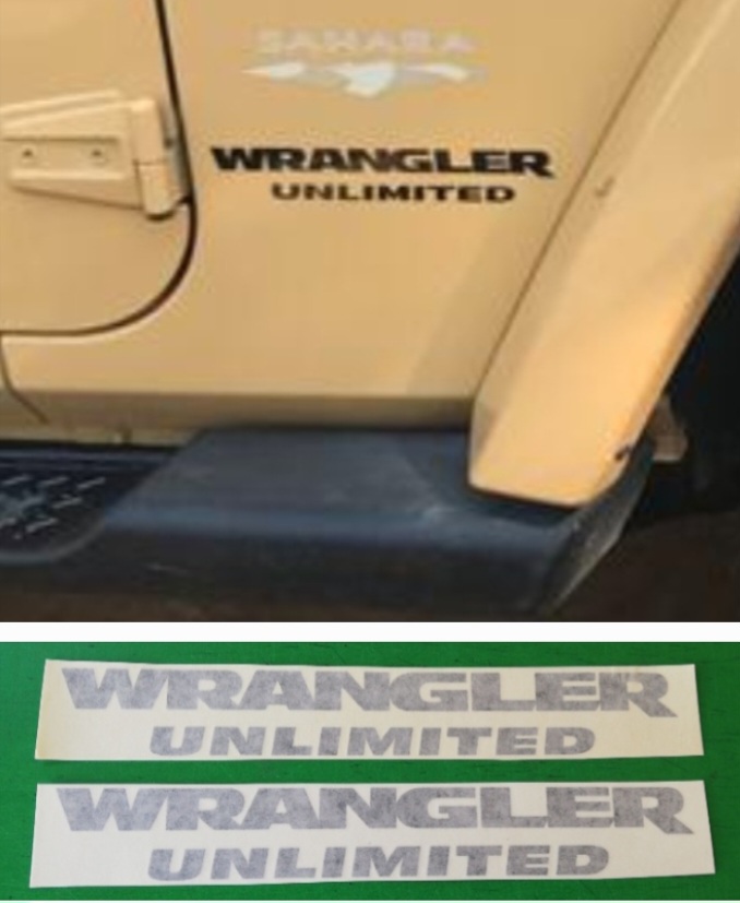 Jeep Wrangler JK side fender wing stickers decals - Private Seller Jeep Wrangler JK side fender wing stickers decals - Private Seller