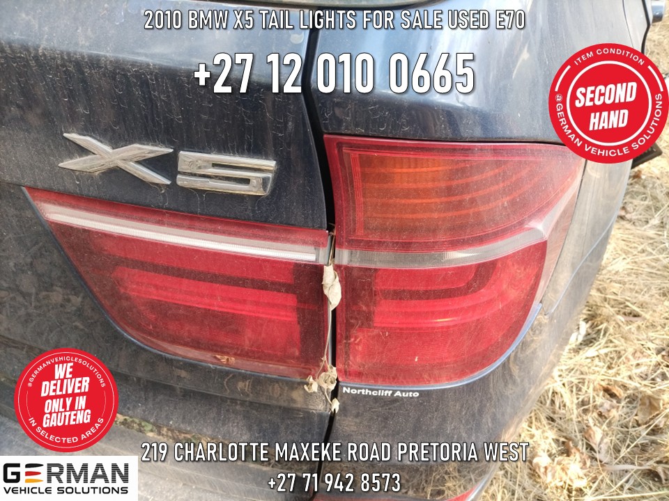 2010 BMW X5 E70 Tail Lights – Used, Quality Tested - Private Seller 2010 BMW X5 E70 Tail Lights – Used, Quality Tested - Private Seller