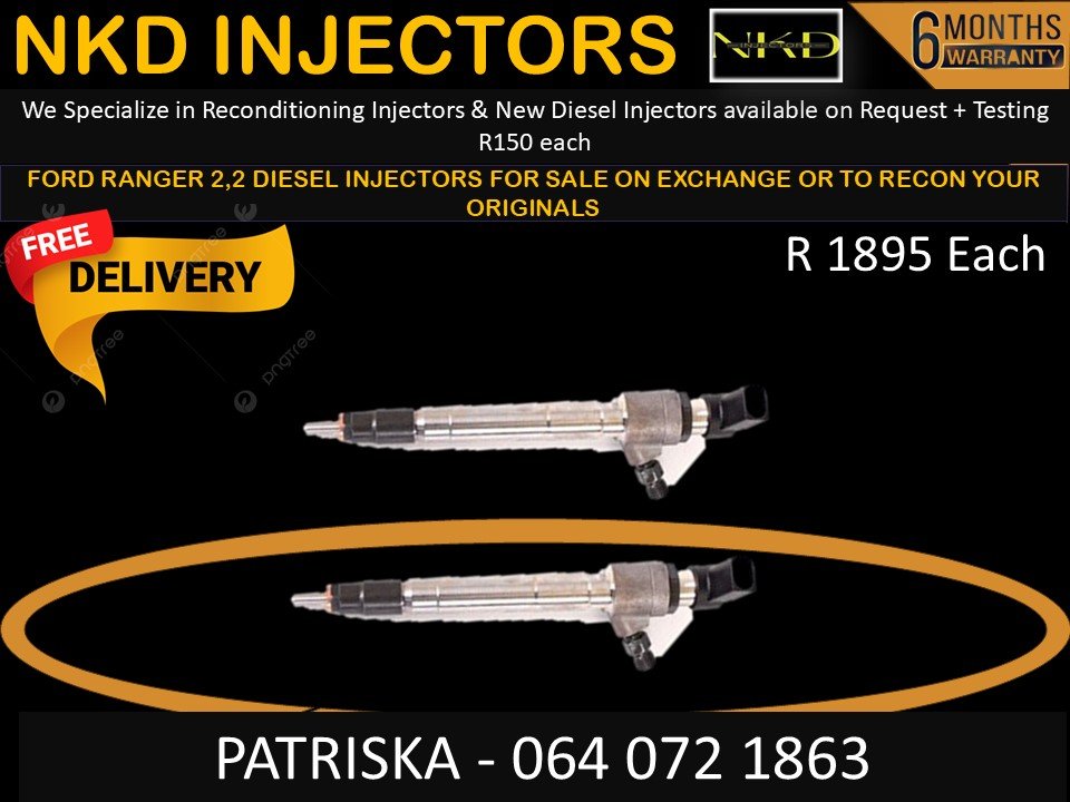 DIESEL INJECTORS FOR FORD RANGER 2,2 FOR SALE - Private Seller DIESEL INJECTORS FOR FORD RANGER 2,2 FOR SALE - Private Seller