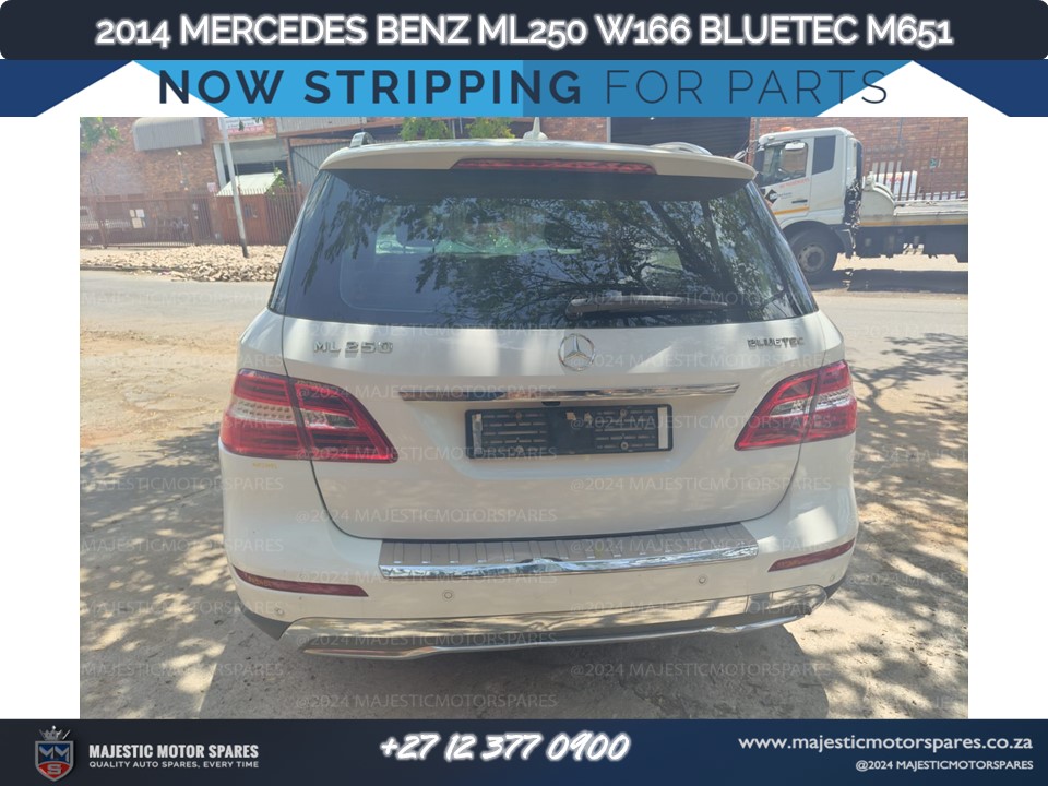 2014 Mercedes-Benz ML250 Bluetec 4Matic – Accident Damaged for Spares