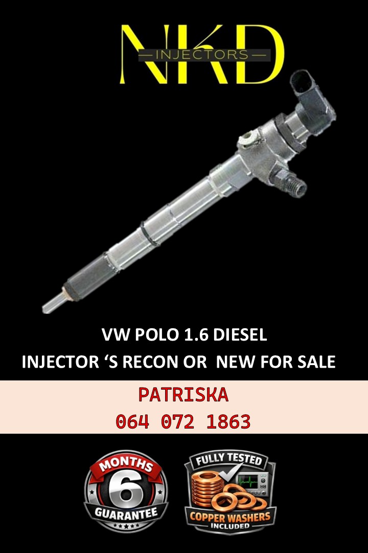 NEW & RECONDITIONED DIESEL INJECTORS - VW POLO 1,6 - Private Seller NEW & RECONDITIONED DIESEL INJECTORS - VW POLO 1,6 - Private Seller