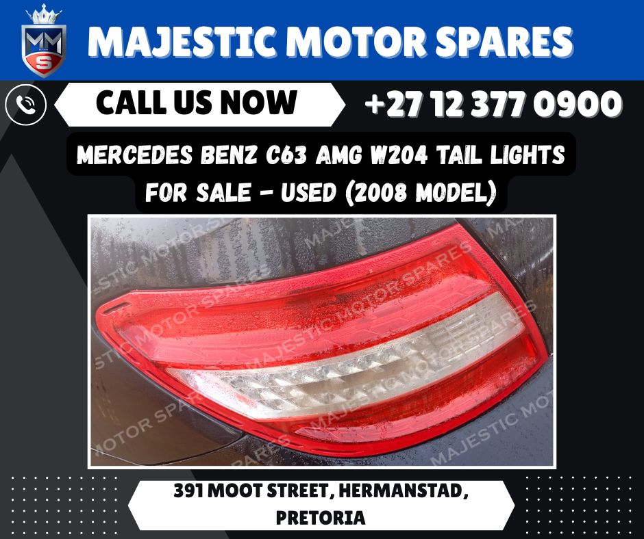 Mercedes-Benz C63 AMG W204 Tail Lights for Sale (Used – 2008 Model) - Private Seller Mercedes-Benz C63 AMG W204 Tail Lights for Sale (Used – 2008 Model) - Private Seller