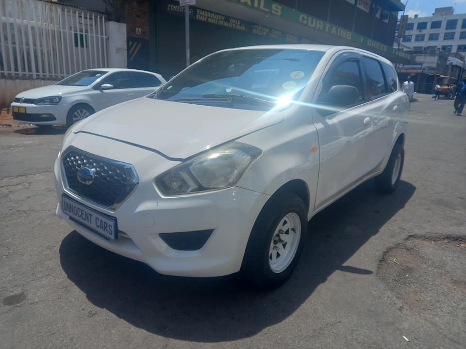 2018 DATSUN GO PLUS 1.2 PETROL, 7 SEATER, MANUAL, WHITE COLOUR, MILEAGE 75000KM,