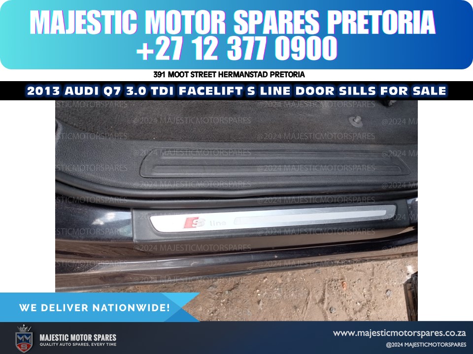 2013 audi q7 3.0 tdi facelift s line door sills for sale - Private Seller