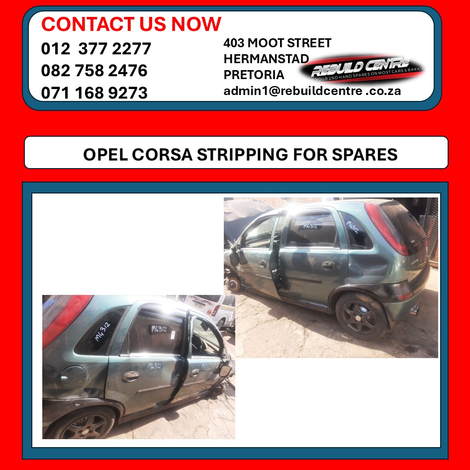Opel Corsa 1.4 stripping for spares - Private Seller