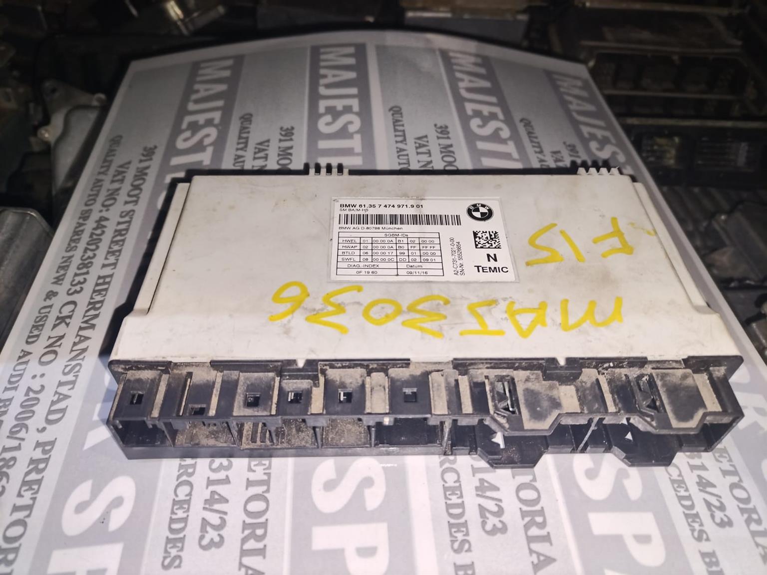 Bmw F15 X5 seat control for sale used - Private Seller Bmw F15 X5 seat control for sale used - Private Seller