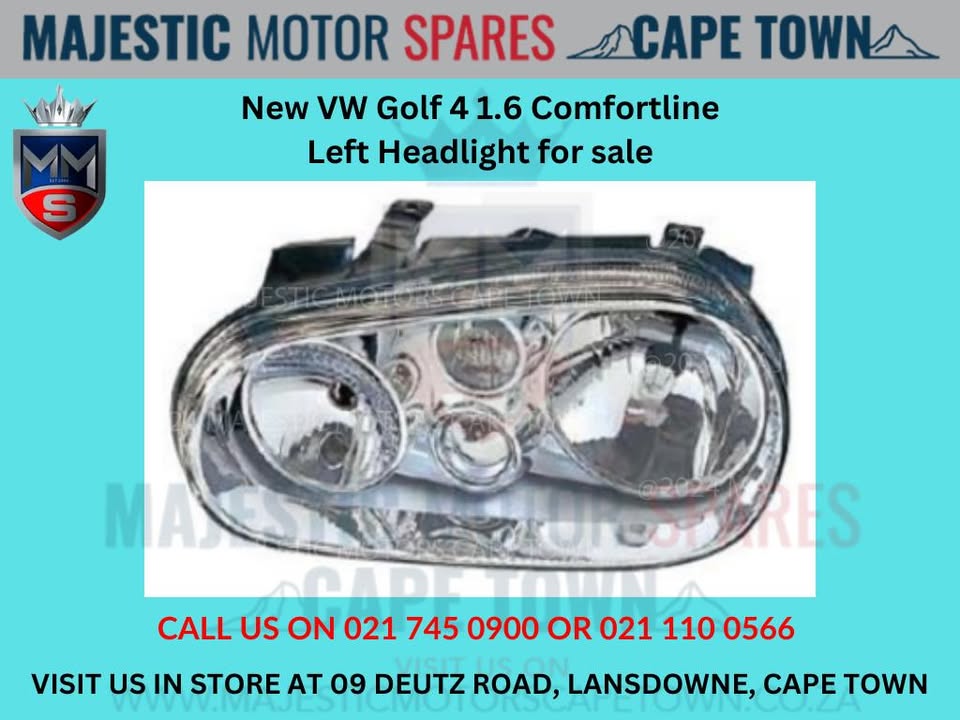 VW Golf 4 1.6 Comfortline Left Headlight - Private Seller VW Golf 4 1.6 Comfortline Left Headlight - Private Seller
