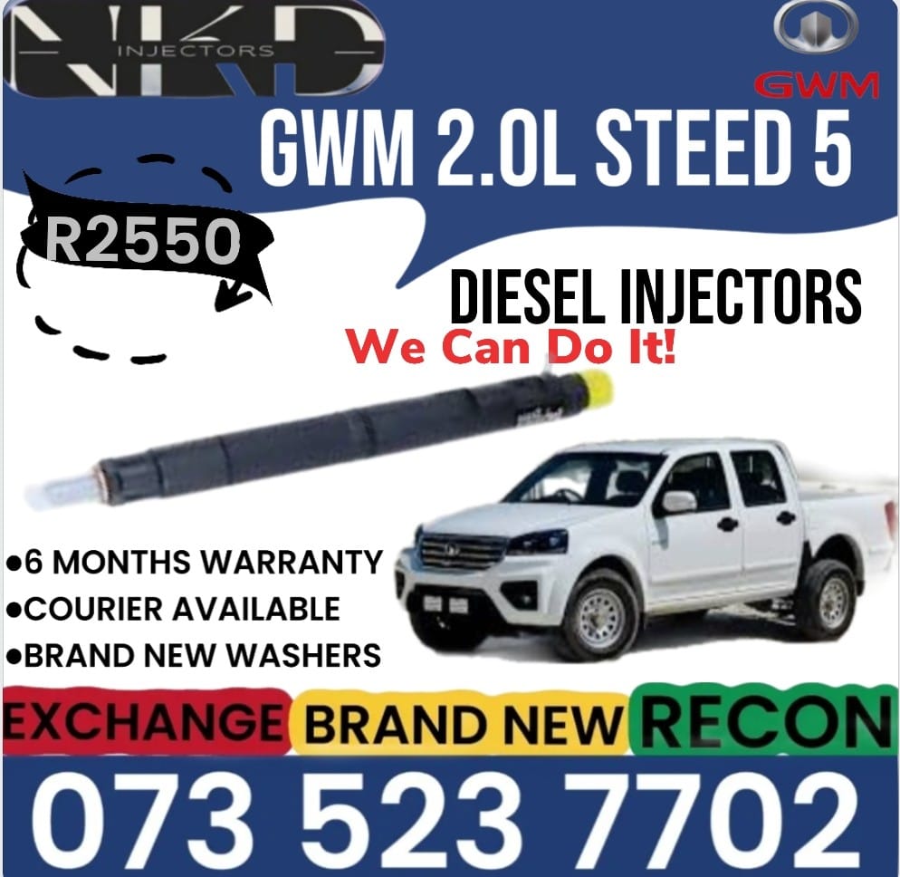 Gwm 2.0L Steed 5 Diesel injectors - Private Seller Gwm 2.0L Steed 5 Diesel injectors - Private Seller