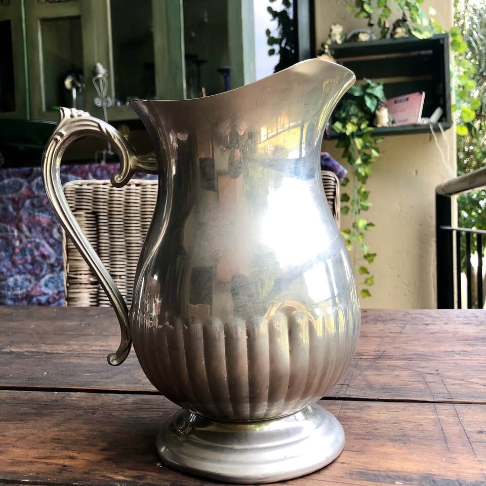 Vintage Christofle Gallia Silver-Plated Water Pitcher – Elegant & Timeless