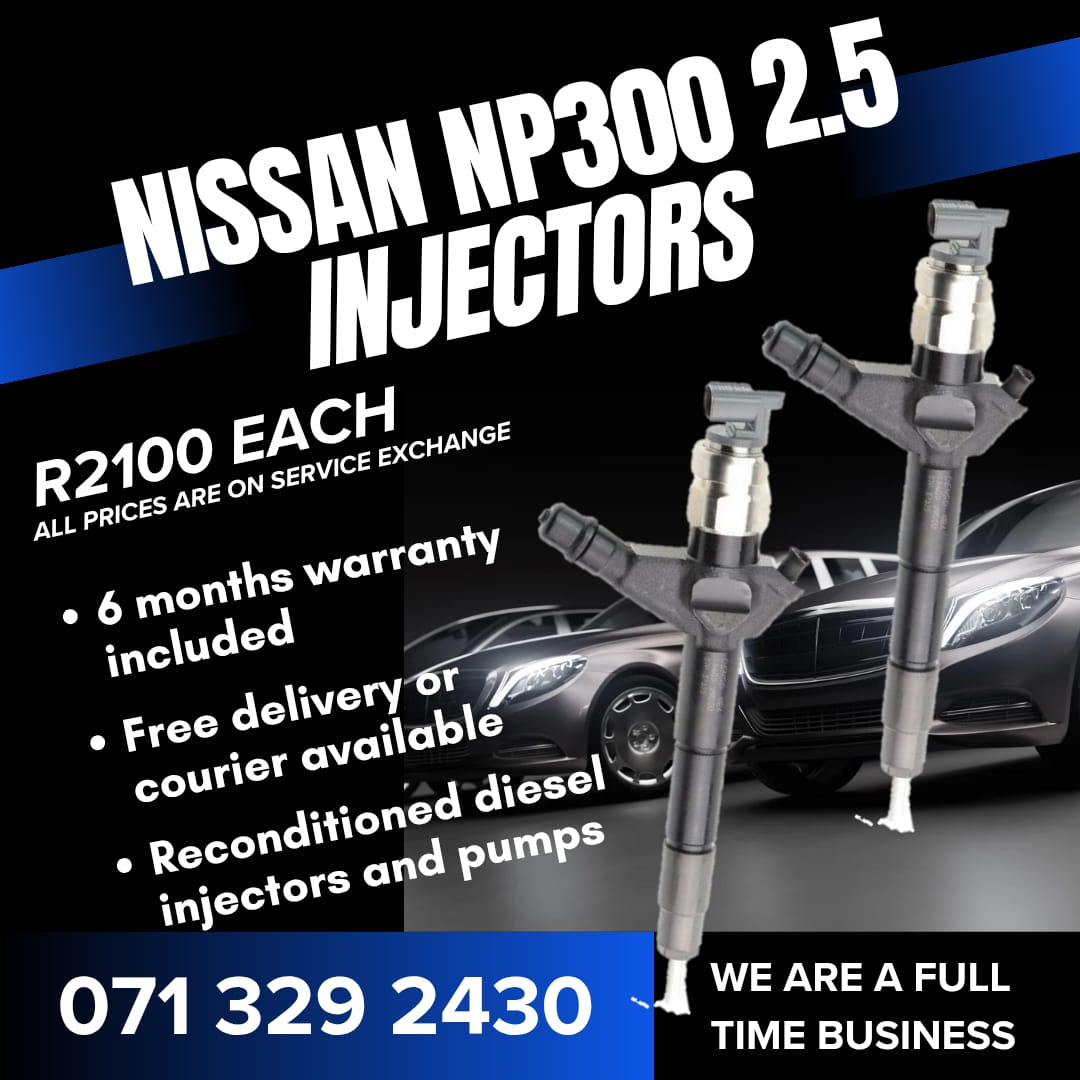 NISSAN NP300 2.5 INJECTORS FOR SALE WITH WARRANTY - Private Seller NISSAN NP300 2.5 INJECTORS FOR SALE WITH WARRANTY - Private Seller