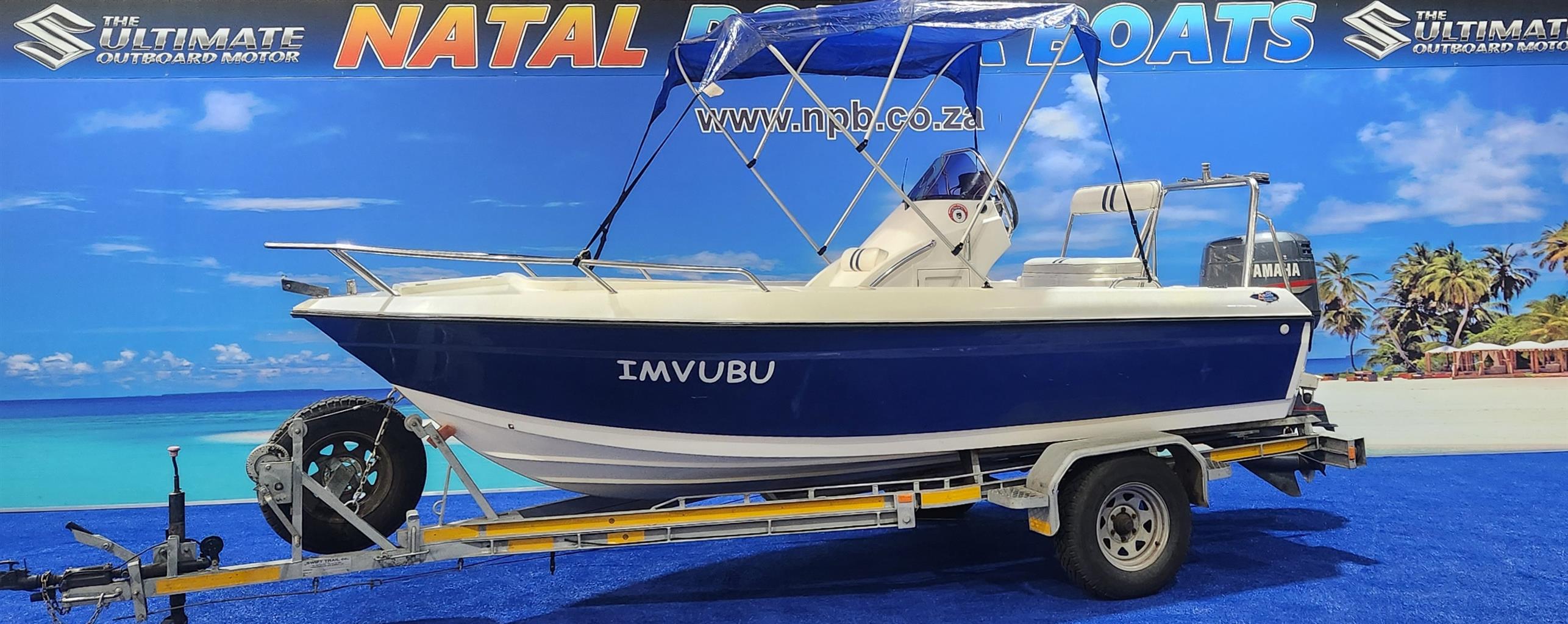 SWIFT 165 ON TRAILER 150 HP YAMAHA 2 STROKE