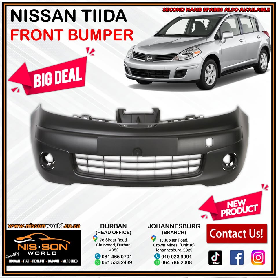 NISSAN TIIDA FRONT BUMPER